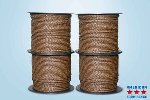 1/4" X 660'  Brown Polyrope (Case of 4 rolls)